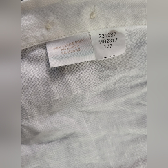 Perry Ellis Vintage Feather Weight Linen Mens Large Oversized 80s Styling - Picture 8 of 10